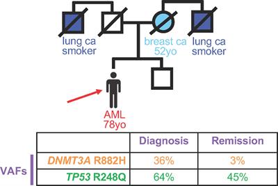 Prioritization of patients for germline testing based on tumor profiling of hematopoietic malignancies